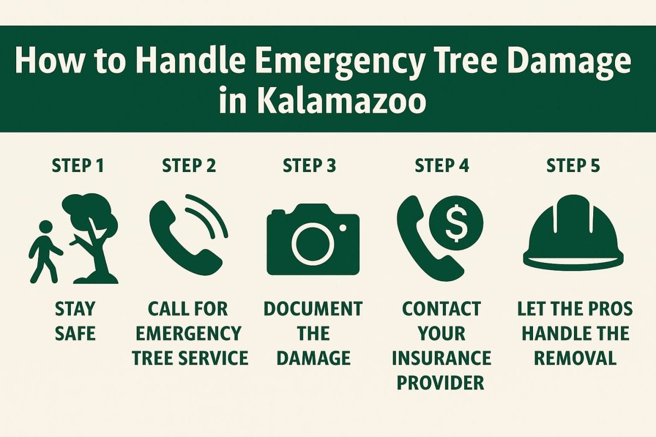 How to Handle Emergency Tree Damage in Kalamazoo