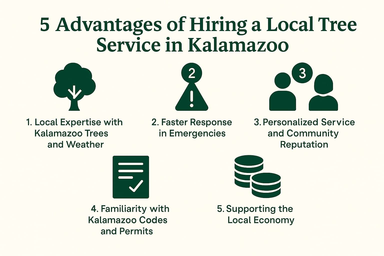 5 Reasons to Hire a Local Tree Service in Kalamazoo, MI
